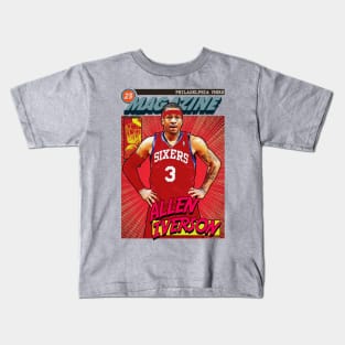 Allen Iverson - Comics Magazine Retro Kids T-Shirt